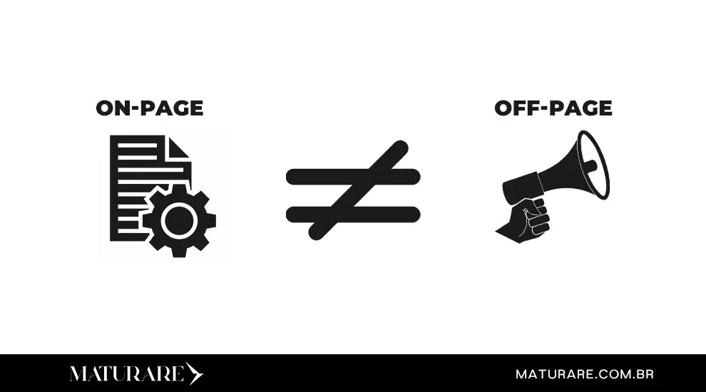 diferença entre seo on-page e off-page