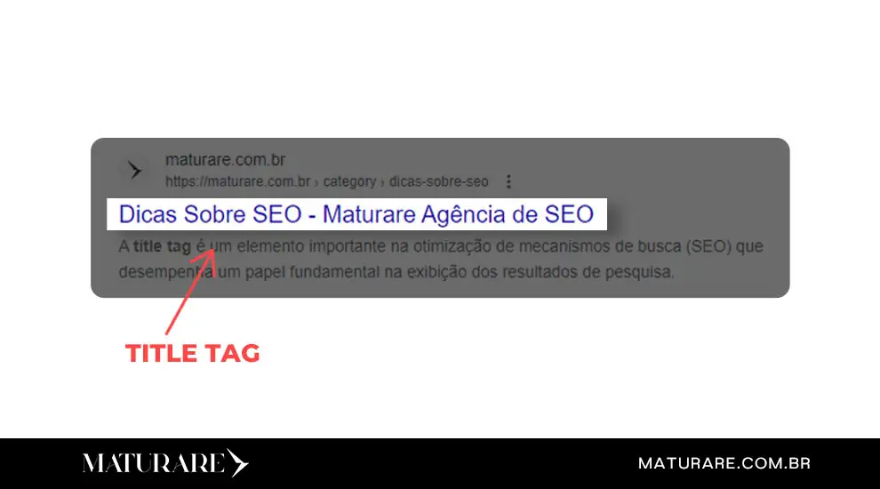 o que é title tag