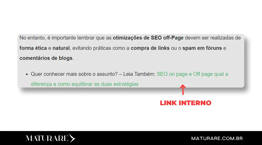 link interno no blog