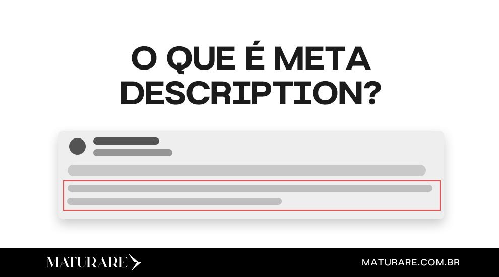 o que é meta description