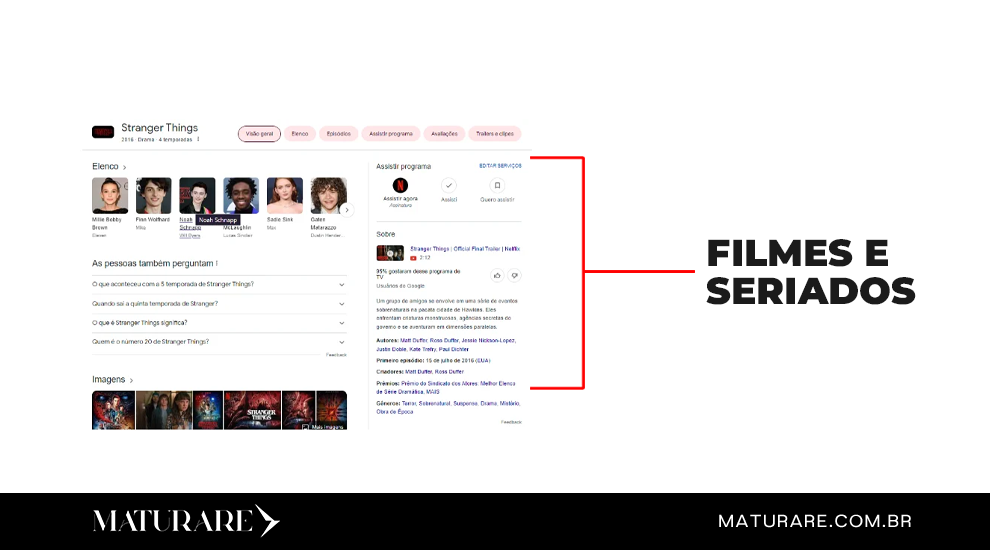 Filmes e seriados