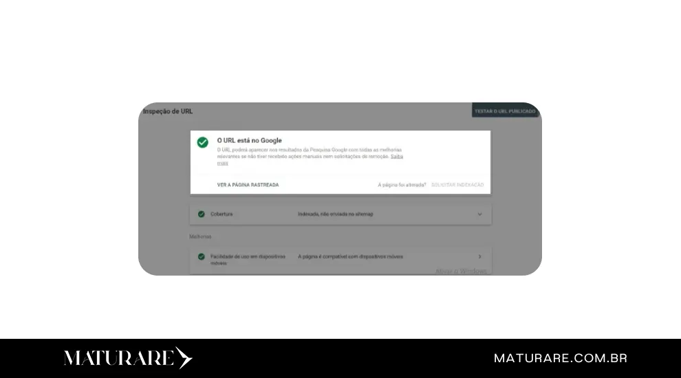 indexação de um site no Google