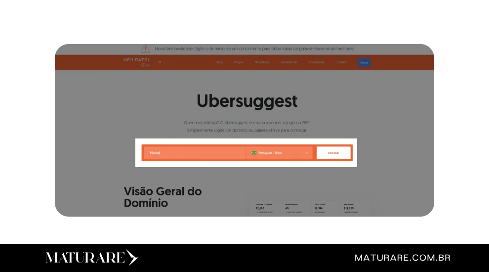 pesquisar ubersuggest